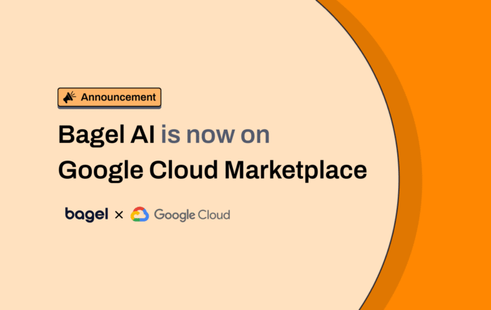 Bagel AI at Google Cloud Marketplace