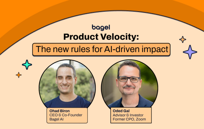 Product Velocity - Oded Gal Ohad Biron